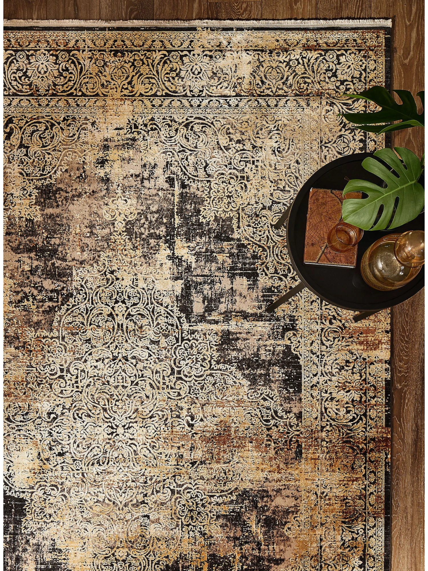 Vintage-Teppich, Milanobeige