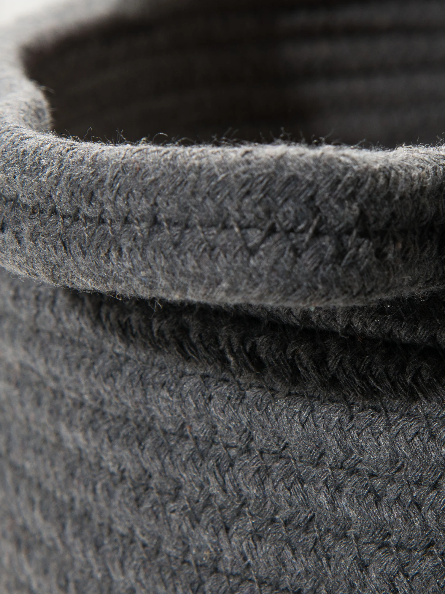 Korb, Anthrazit/Natur – Bild 2