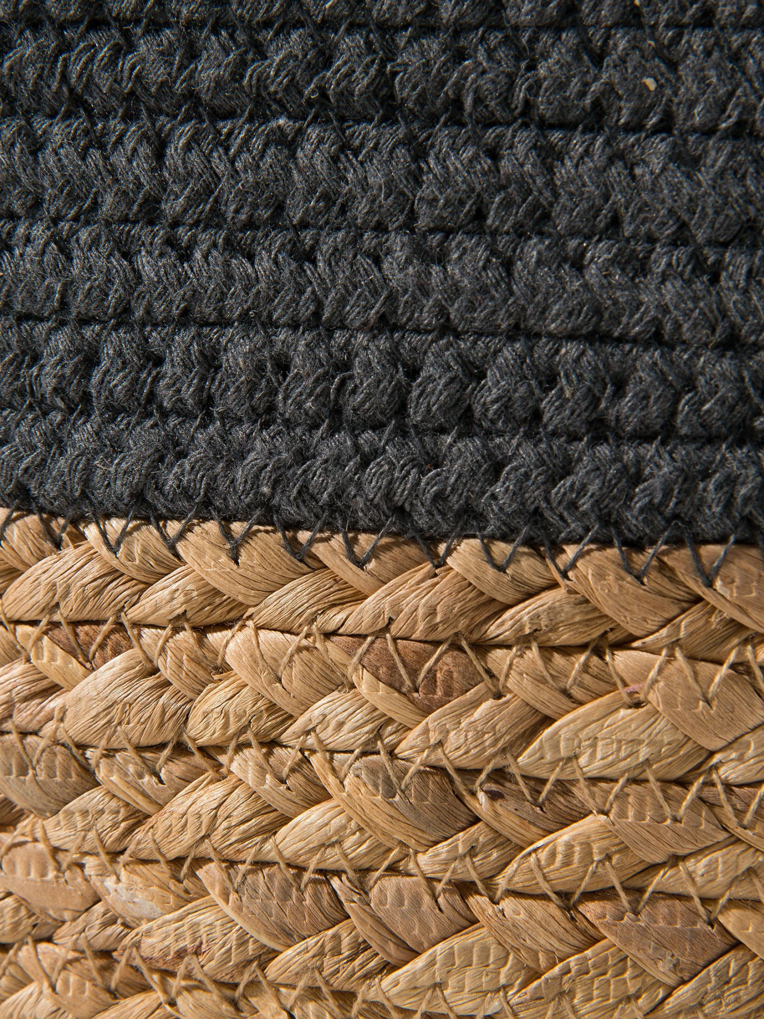 Korb, Anthrazit/Natur – Bild 4