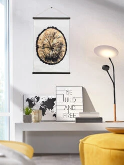 Leinwandbild, Dunkelgelb