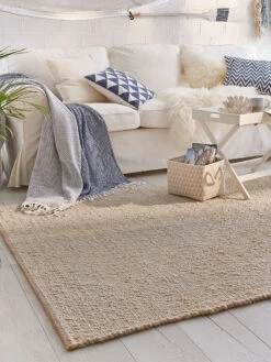 Handweb-Teppich, Beach