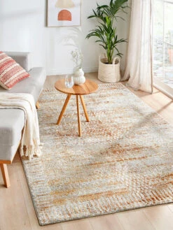 Vintage-Teppich, Gold