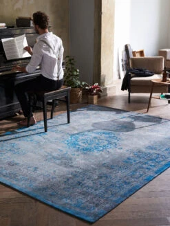 Vintage-Teppich, Grey Turquoise