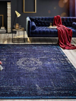 Vintage-Teppich, Blue Night