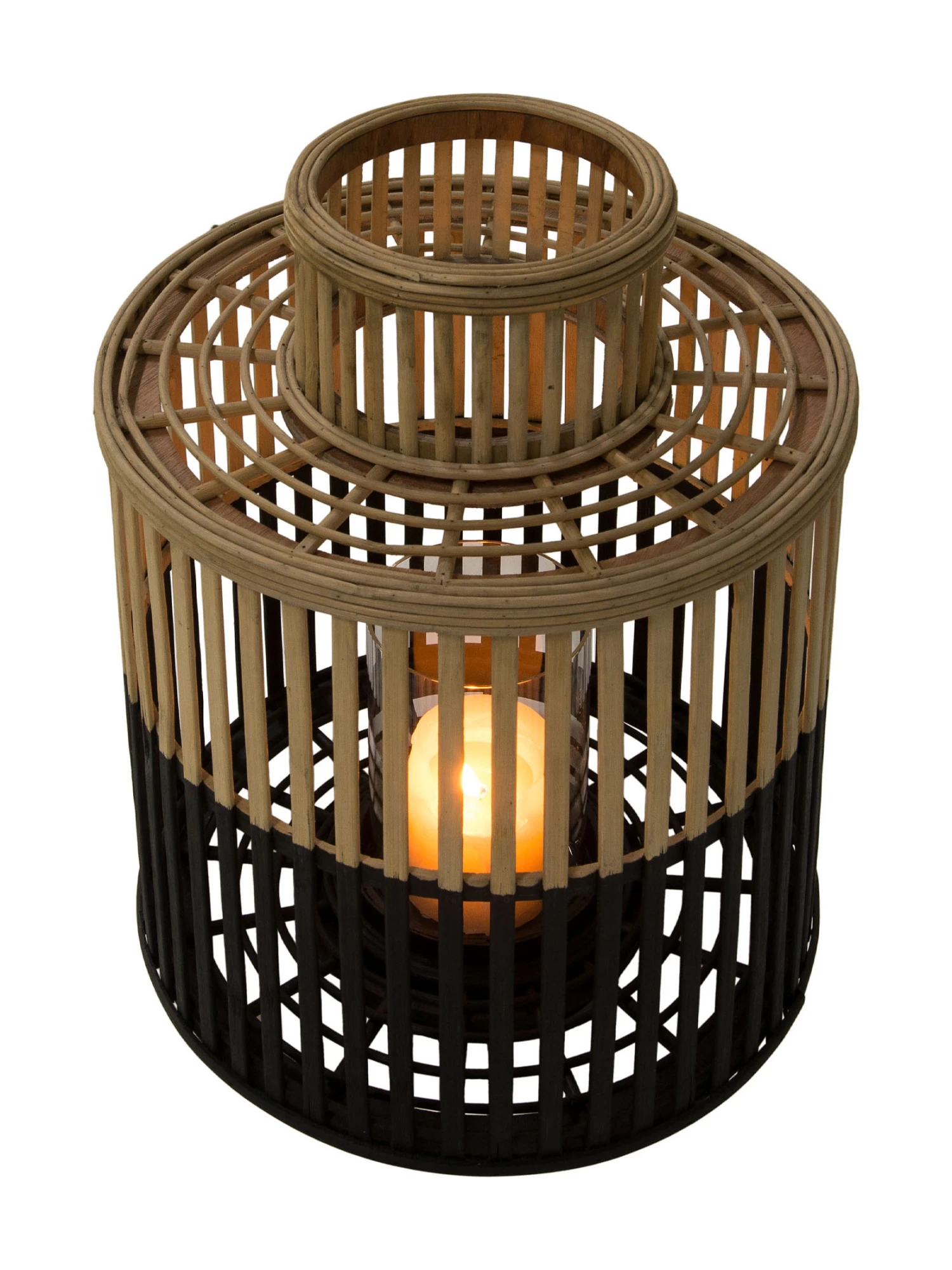 Laterne, Beige/Schwarz – Bild 2
