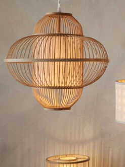 Hängeleuchte, Bambus