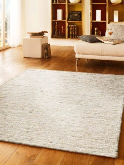 Handweb-Teppich, Grün