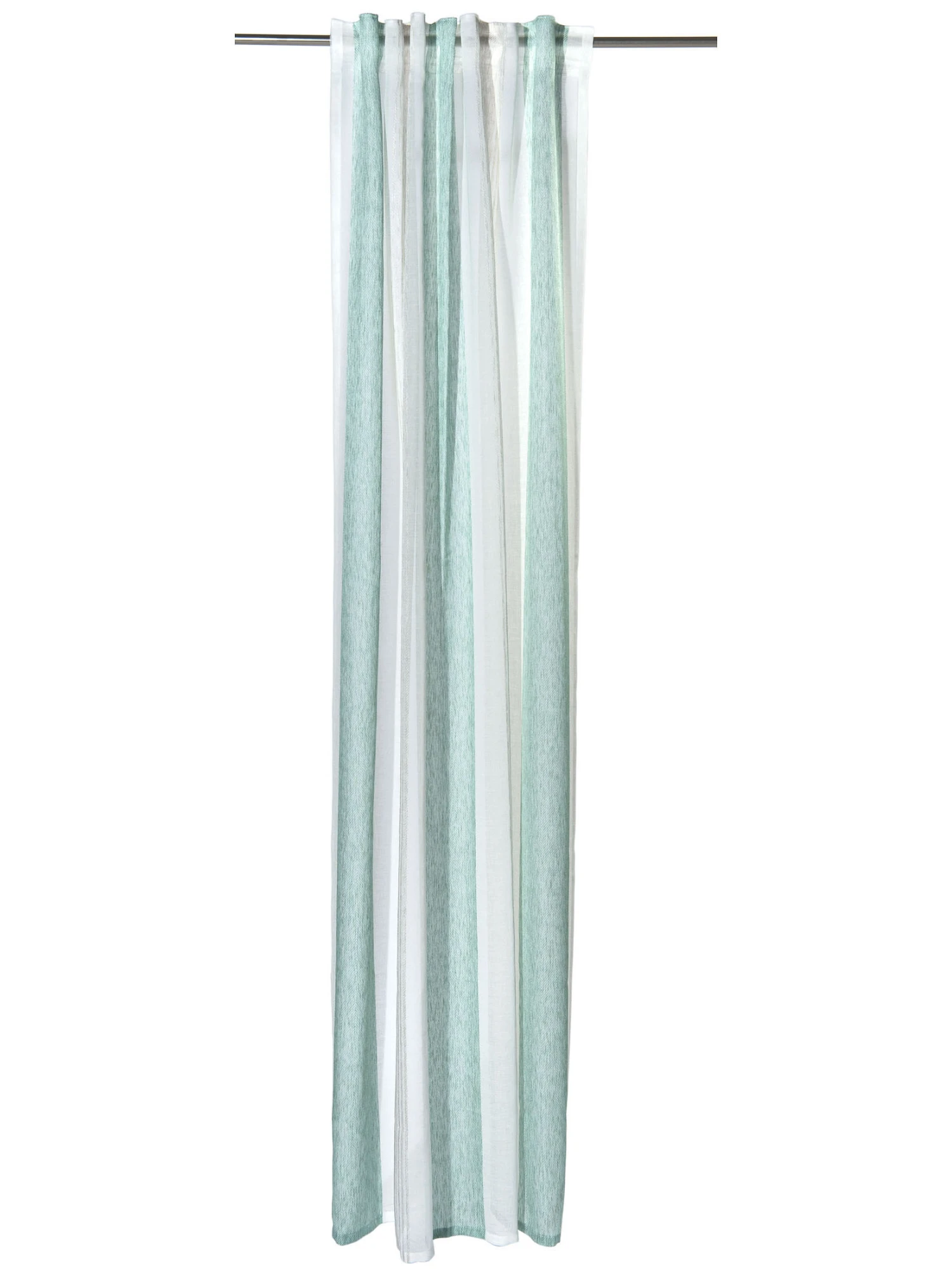 Vorhang Mit Gardinenband, Altmint – Bild 2