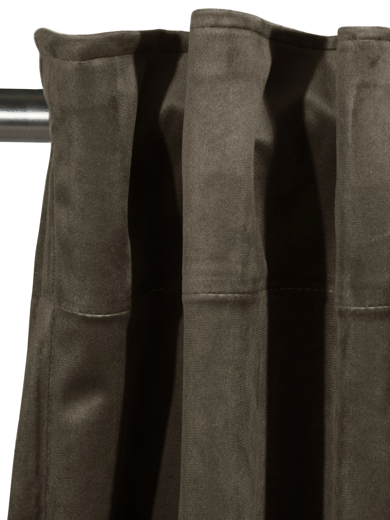 Vorhang Mit Gardinenband, Taupe â Bild 4