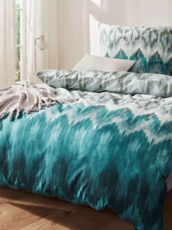 Renforcé-Bettwäsche, Petrol