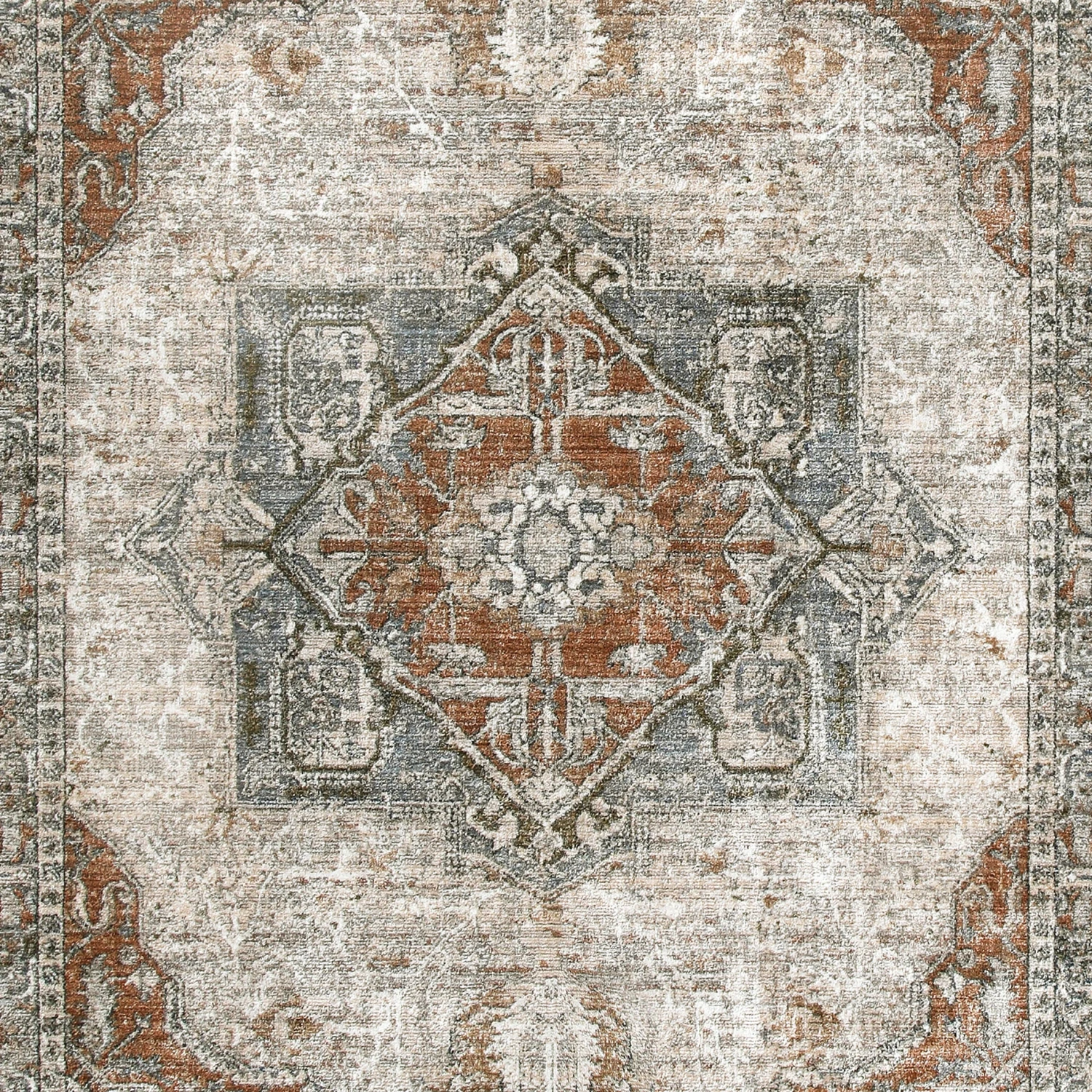 Vintage-Teppich, Kupfer – Bild 5