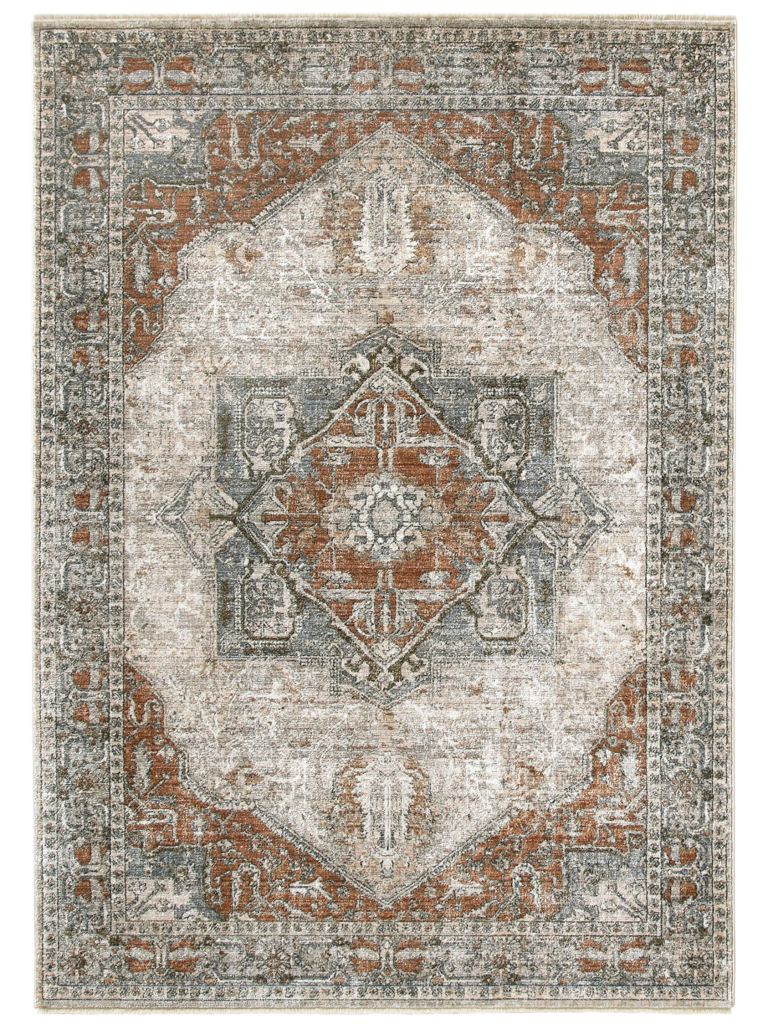 Vintage-Teppich, Kupfer – Bild 3