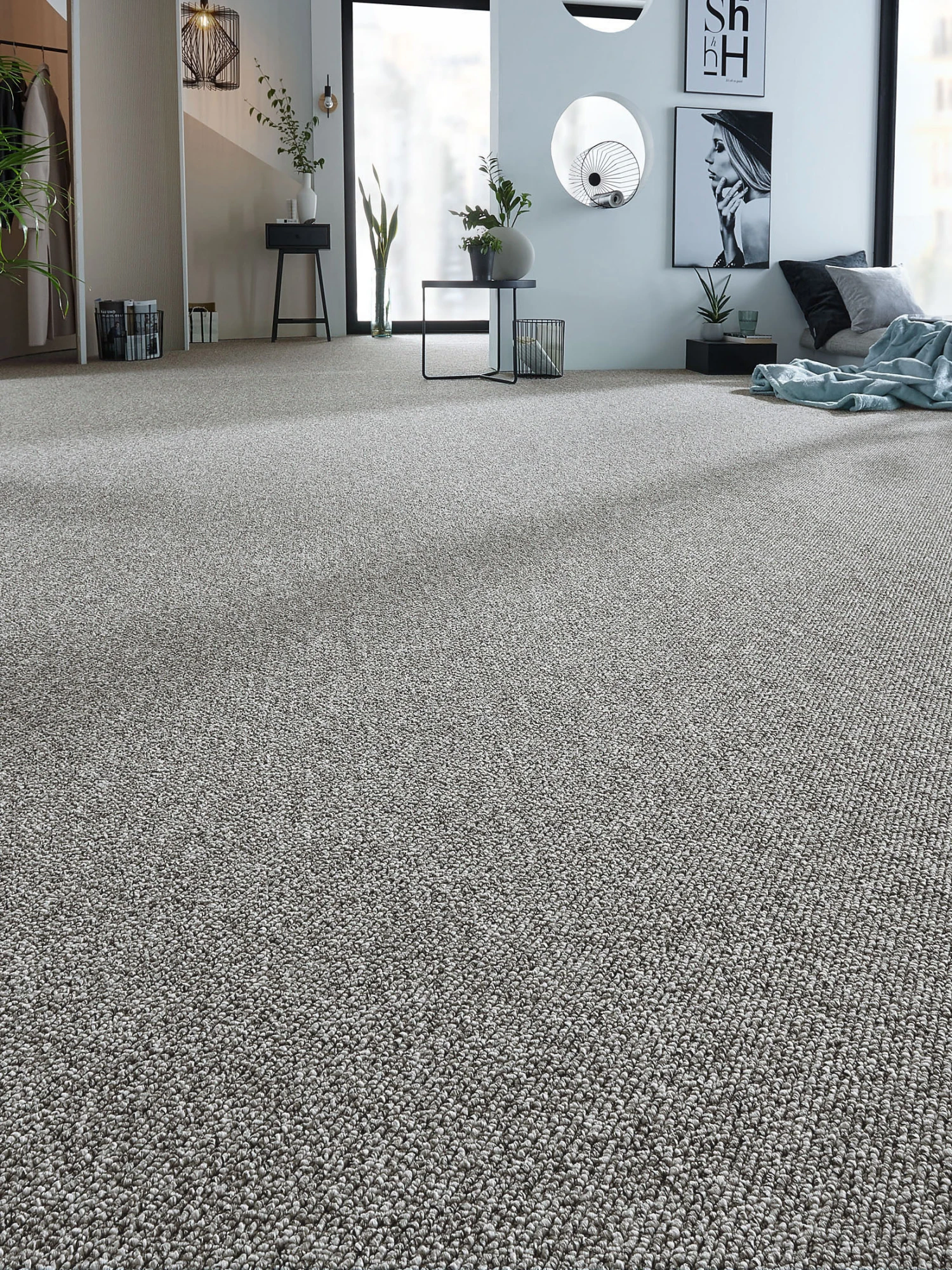 Schlingen-Teppichboden, Silber 22