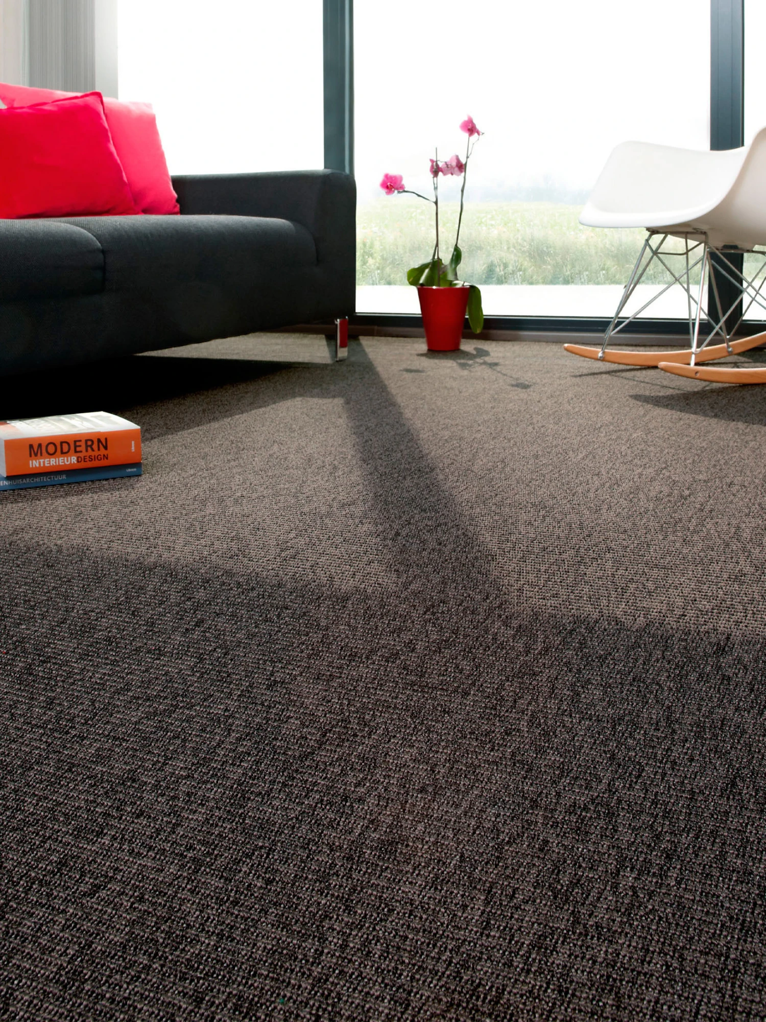 Schlingen-Teppichboden, Anthrazit 96