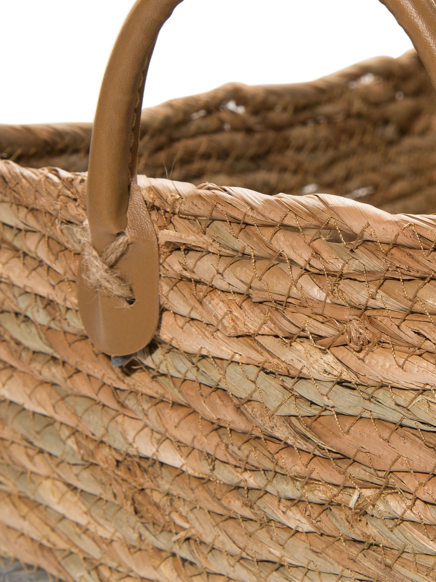 Korb, Grau/Natur – Bild 2