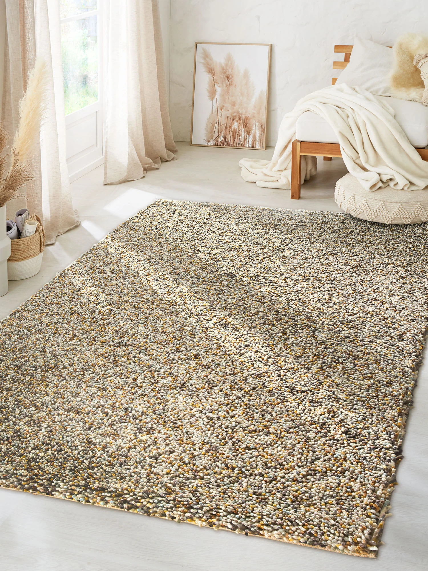 Hochflor-Teppich, Multicolor