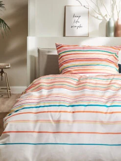 Renforcé-Bettwäsche, Koralle